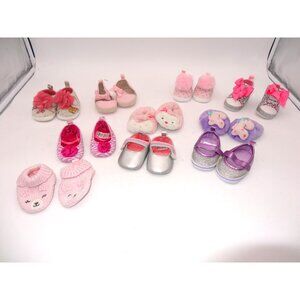 18" Our Generation Doll 10 Pairs Shoes‎ Of Flats Fits 18" Dolls Mixed Lot